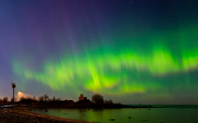 Northern Lights over Maardu