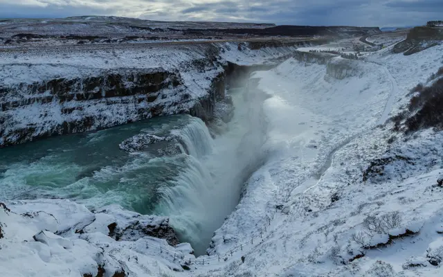 Gullfoss in Winter