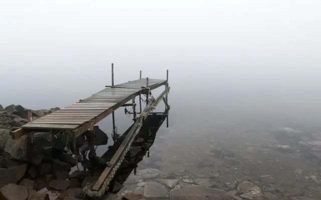 Jetty in the Fog