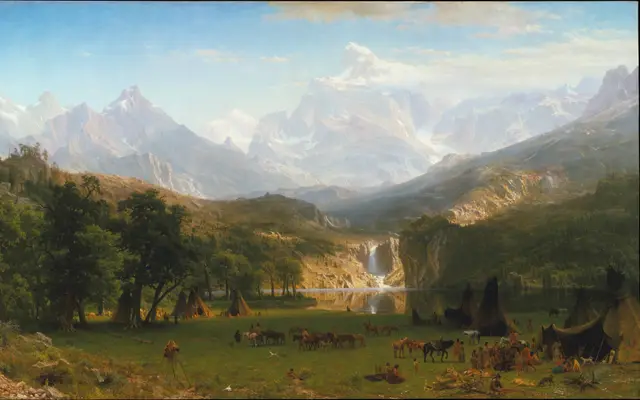 The Rocky Mountains, Lander's Peak